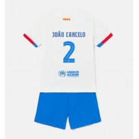 Camisa de time de futebol Barcelona Joao Cancelo #2 Replicas 2º Equipamento Infantil 2023-24 Manga Curta (+ Calças curtas)